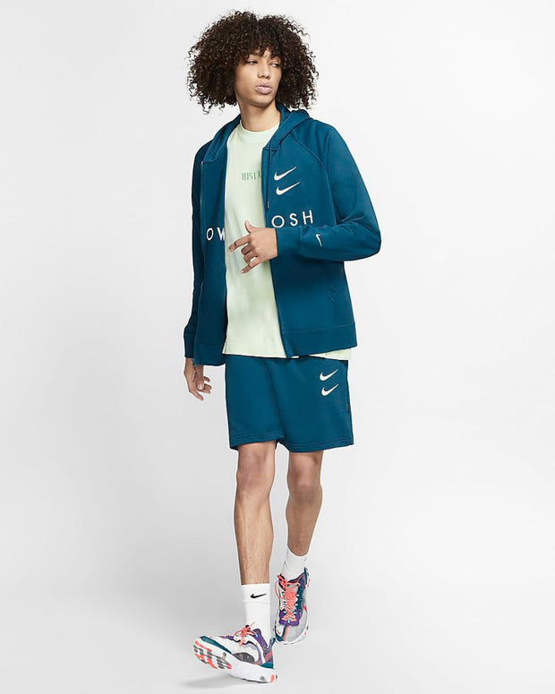 double swoosh french terry shorts