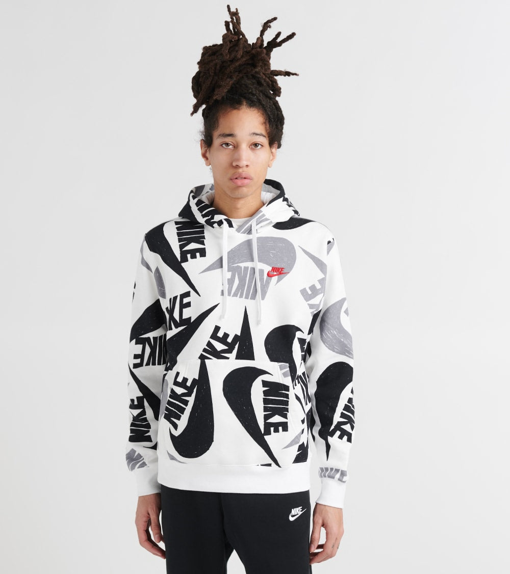 red black and white nike sweatshirt