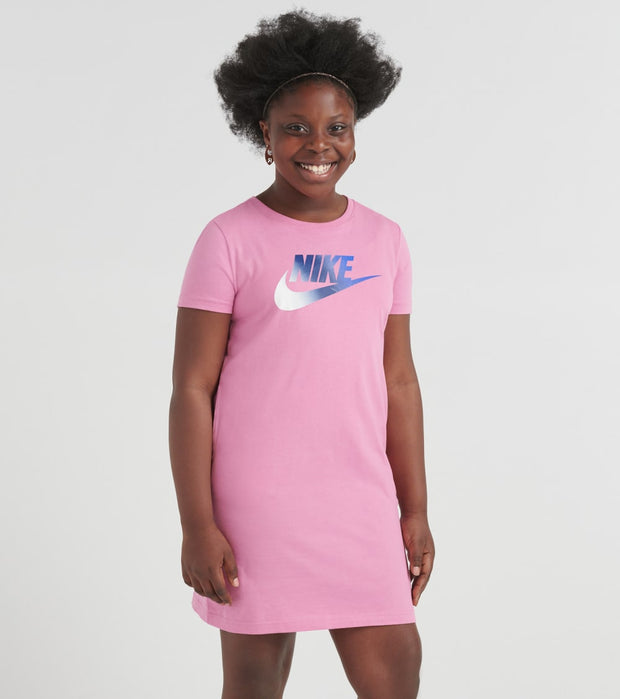 Nike Girls 7 16 Nsw T Shirt Futura Dress Pink Cj6927 693