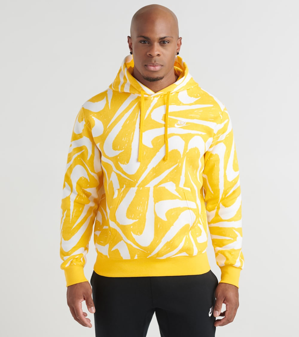 university gold nike hoodie