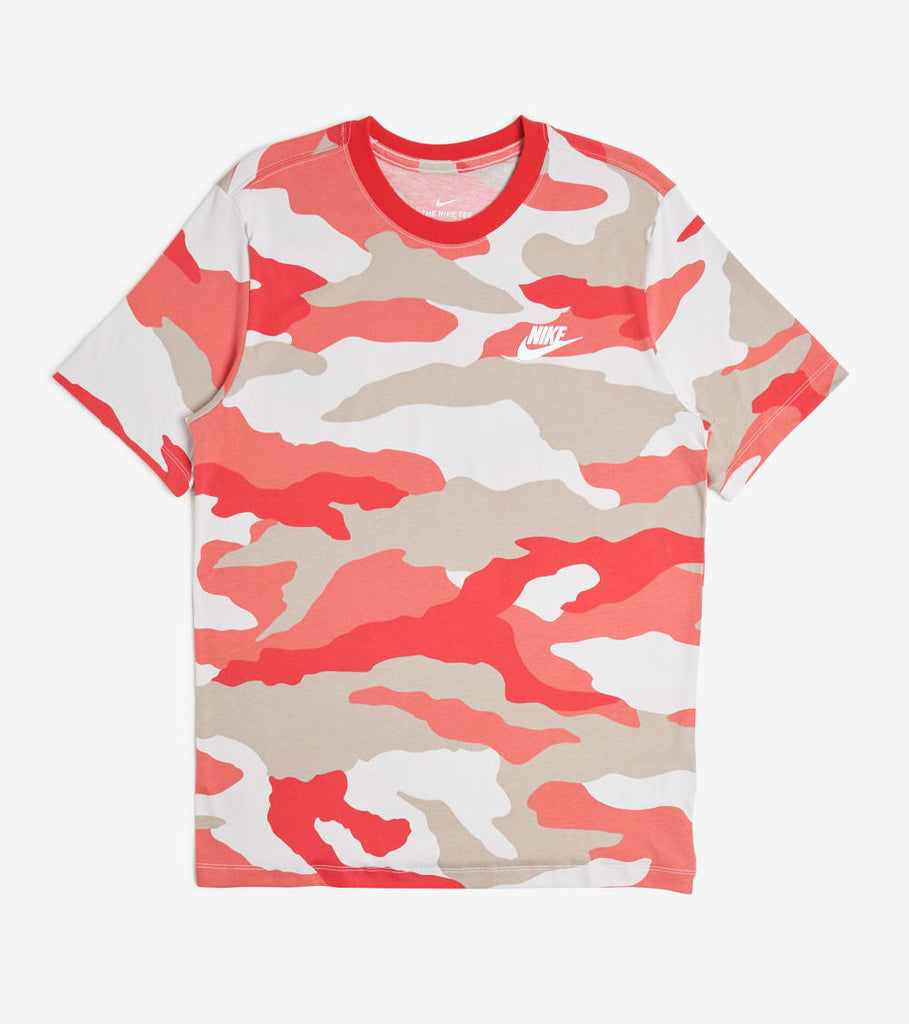 red camo nike shirt