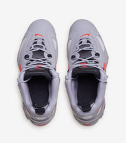 nike air barrage grey and pink