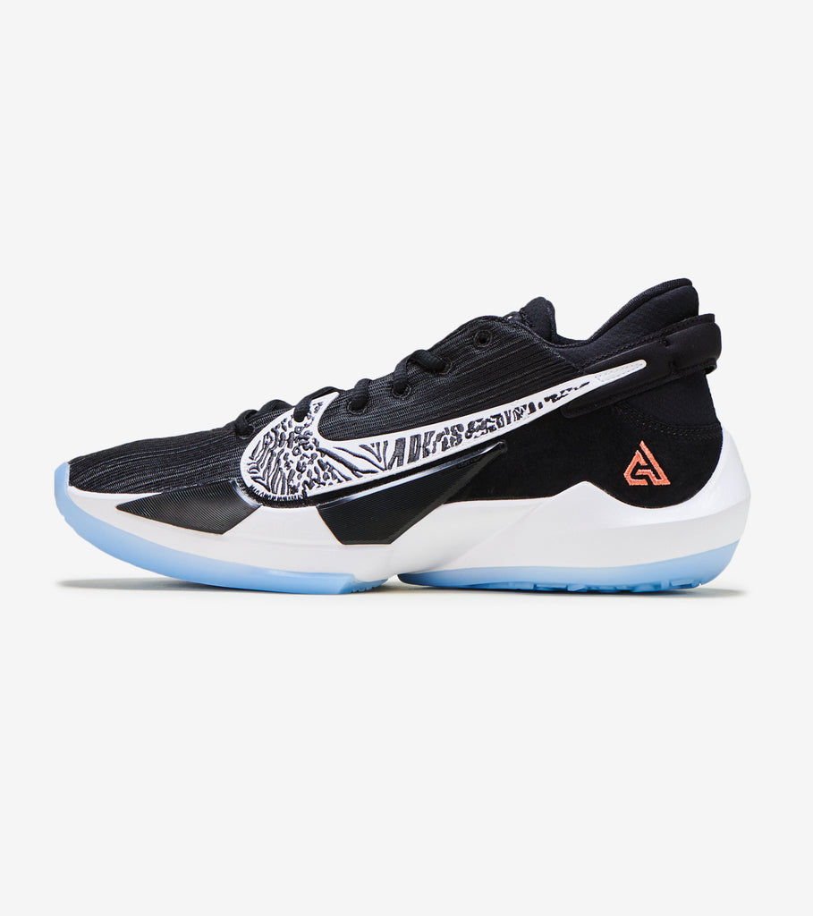 nike zoom freak 2 black and white