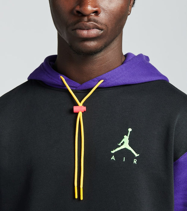 purple and black jordan hoodie