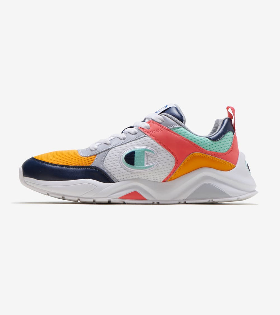 champion 93 eighteen sp block white & multicolor shoes