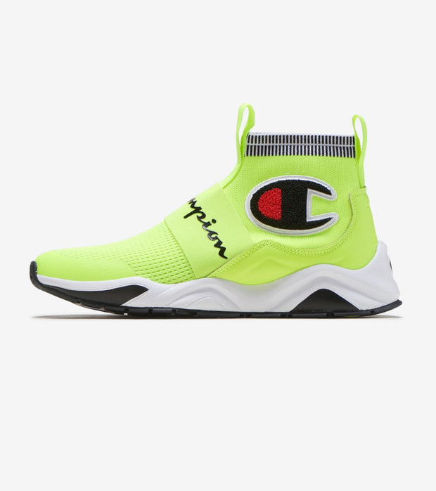 lime green champion sneakers