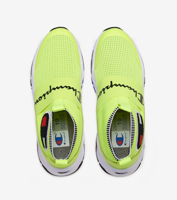 lime green champion sneakers