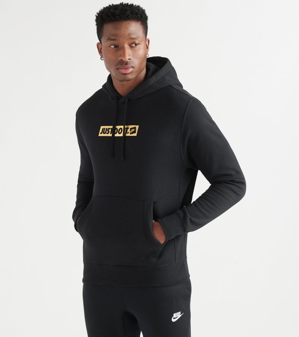 nike black pullover hoodie