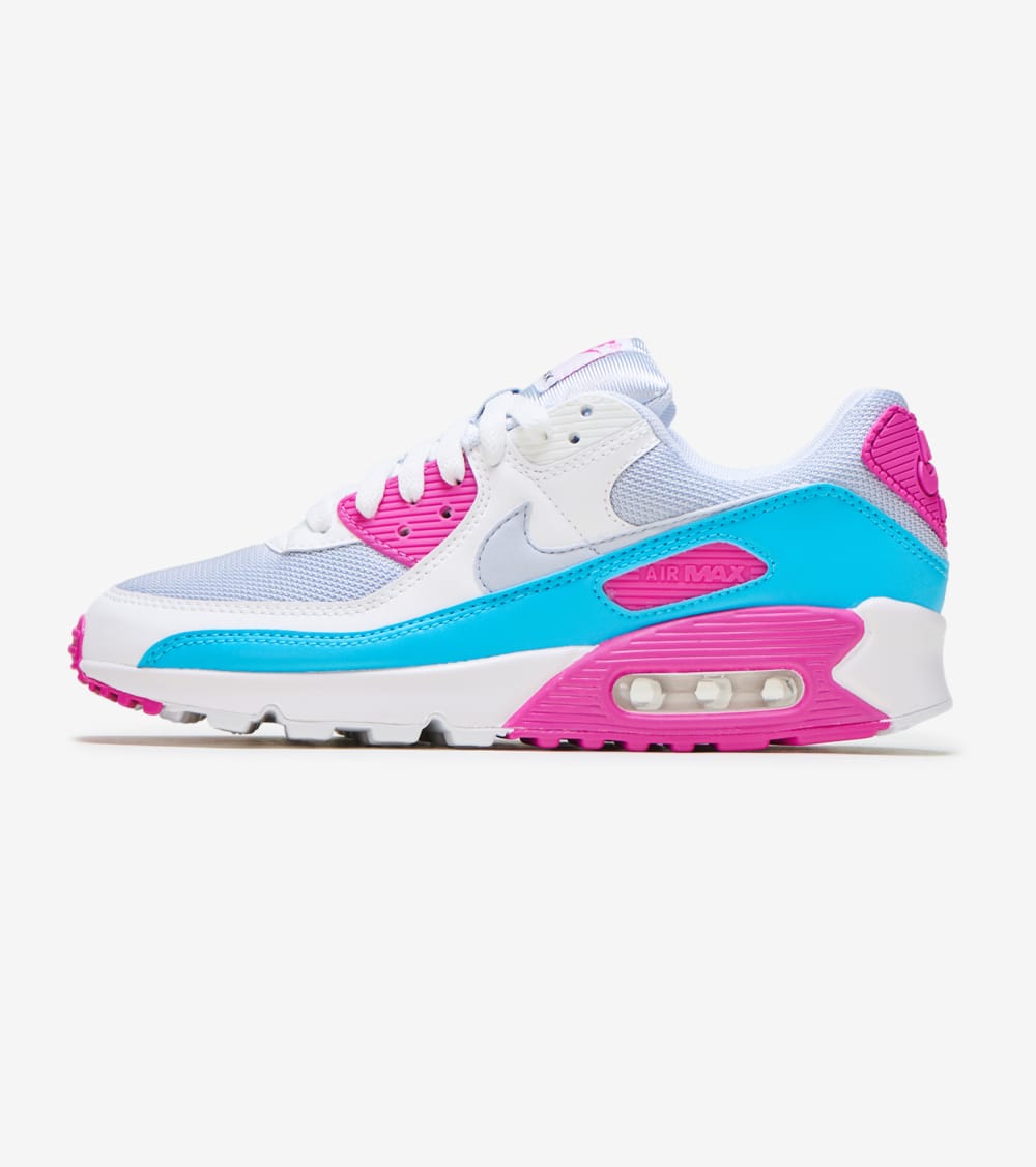 blue and pink air max 90