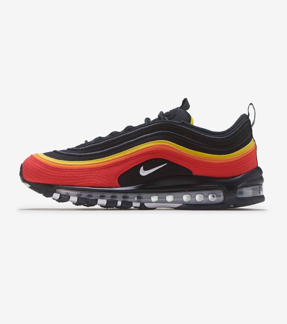 red yellow and black air max 97