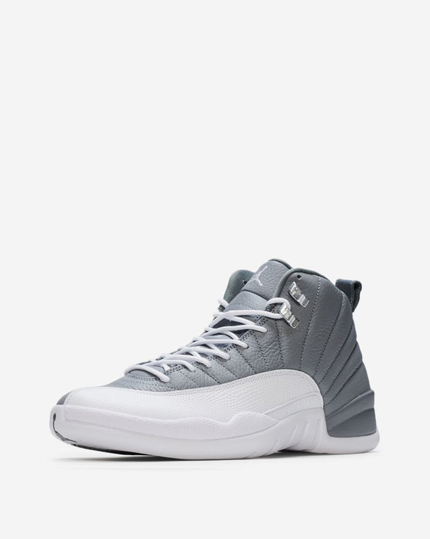 jordan 12 retro grey and white