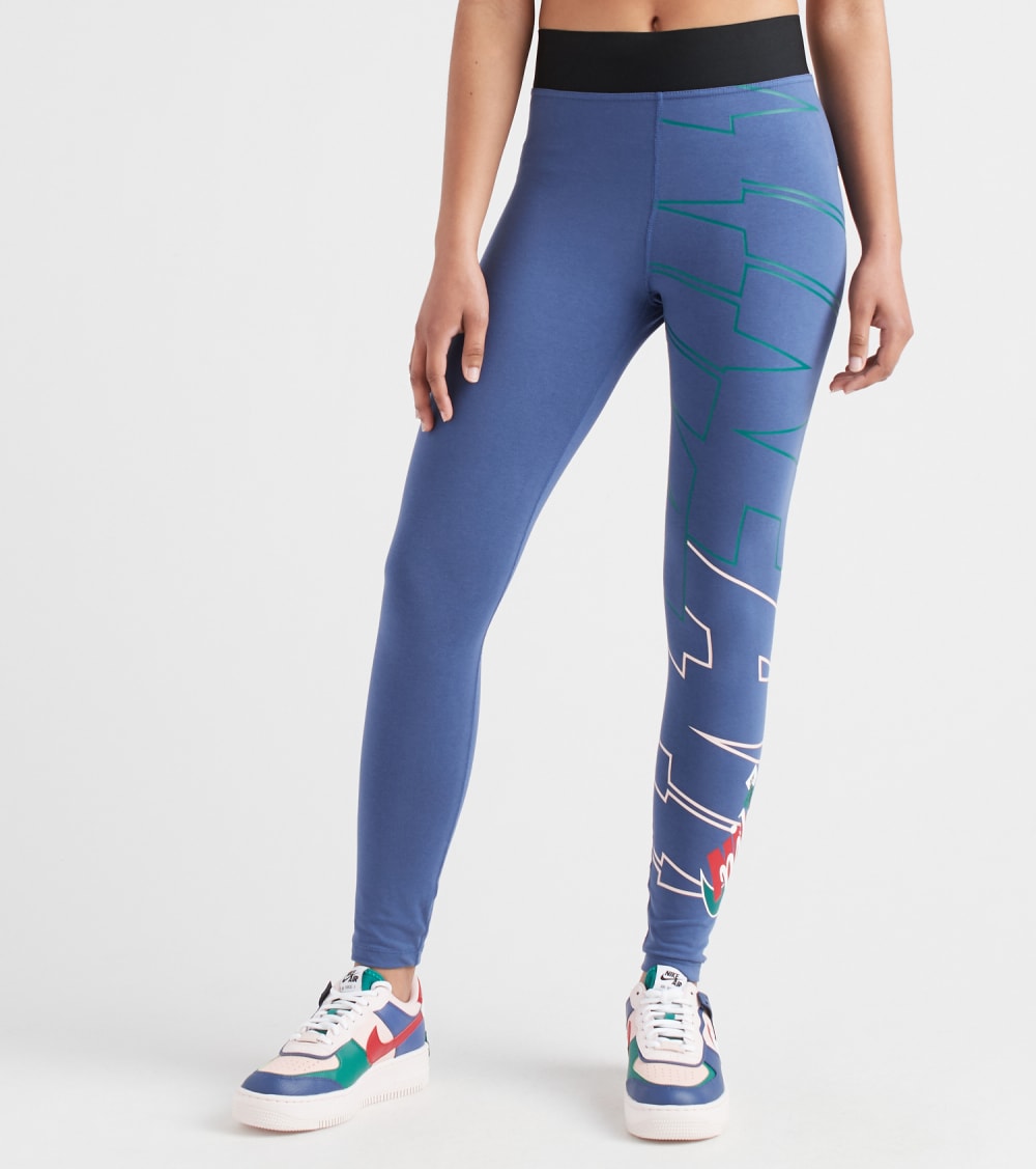 navy nike leggings