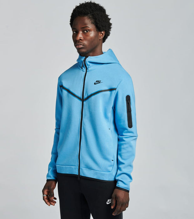 Nike NSW Tech Fleece Full Zip Hoodie (Blue) - CU4489-496 | Jimmy Jazz