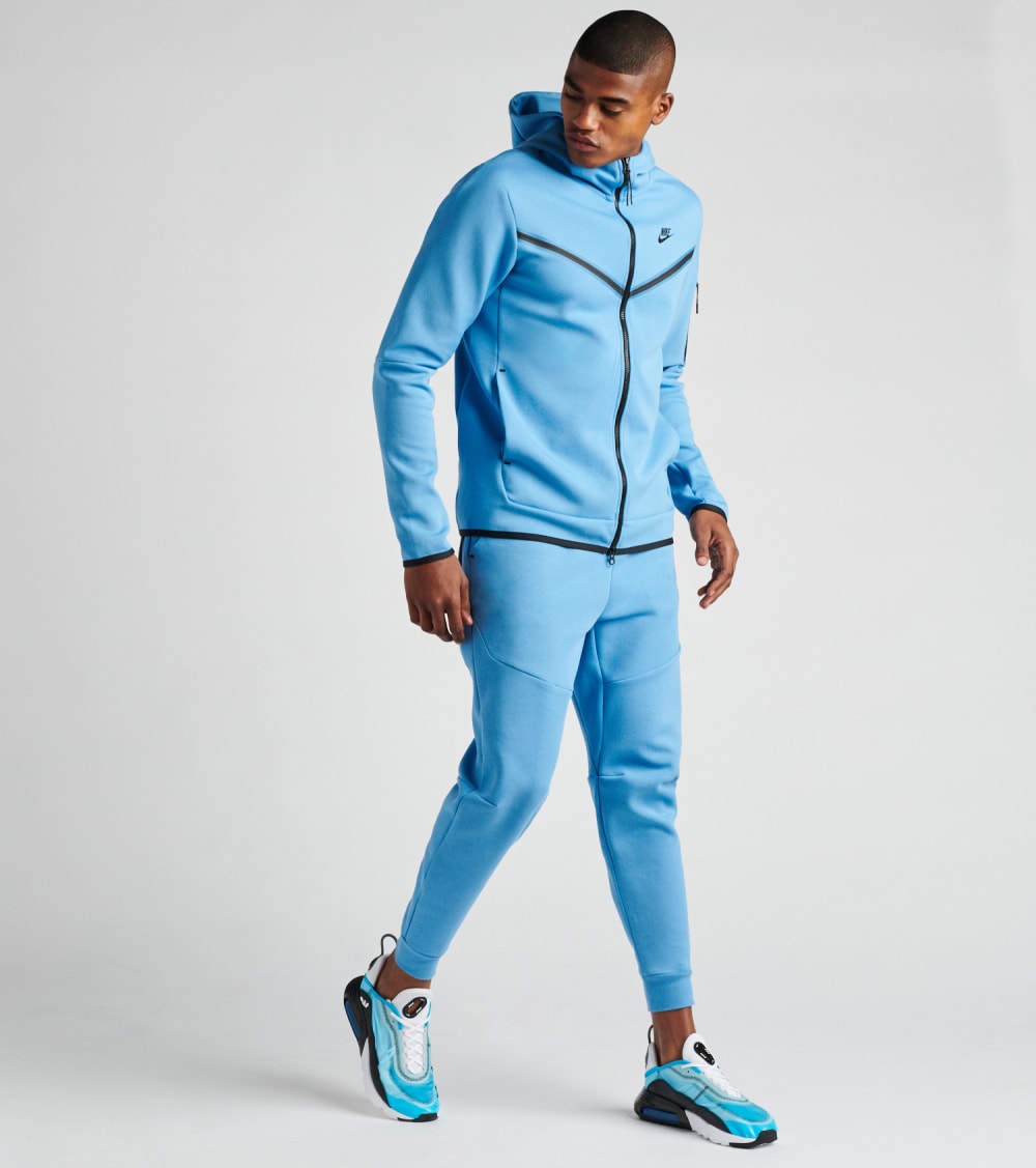 Nike NSW Tech Fleece Full Zip Hoodie (Blue) - CU4489-496 | Jimmy Jazz