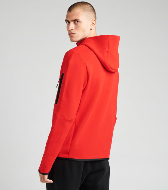 Nike NSW Tech Fleece Full Zip Hoodie (Red) - CU4489-657 | Jimmy Jazz