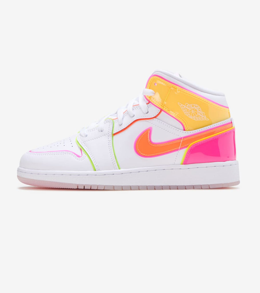 air jordan 1 mid edge glow womens