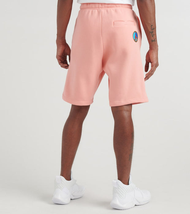 jordan sticker fleece shorts