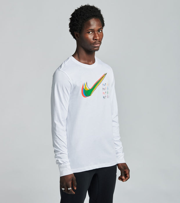 multi color nike shirt