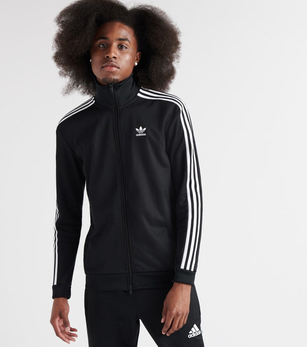 adidas originals adicolor beckenbauer track jacket in black cw1250