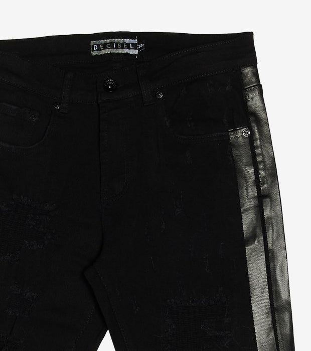 black side tape jeans