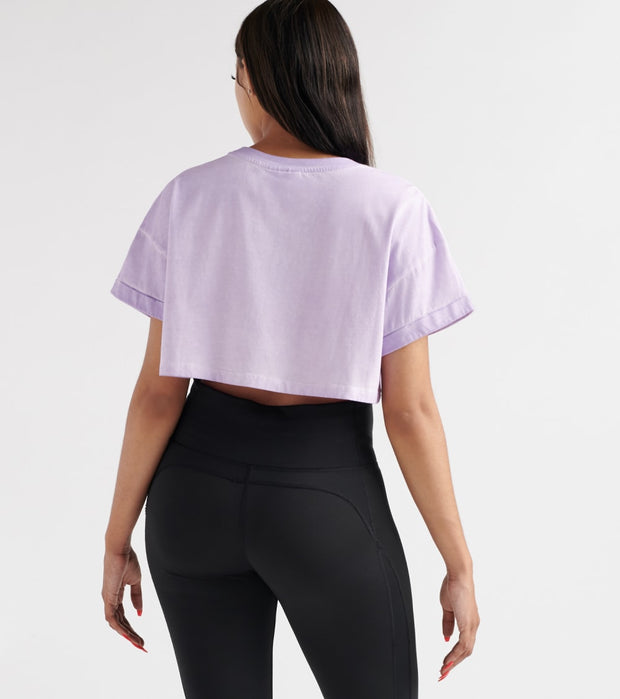 adidas lilac crop top