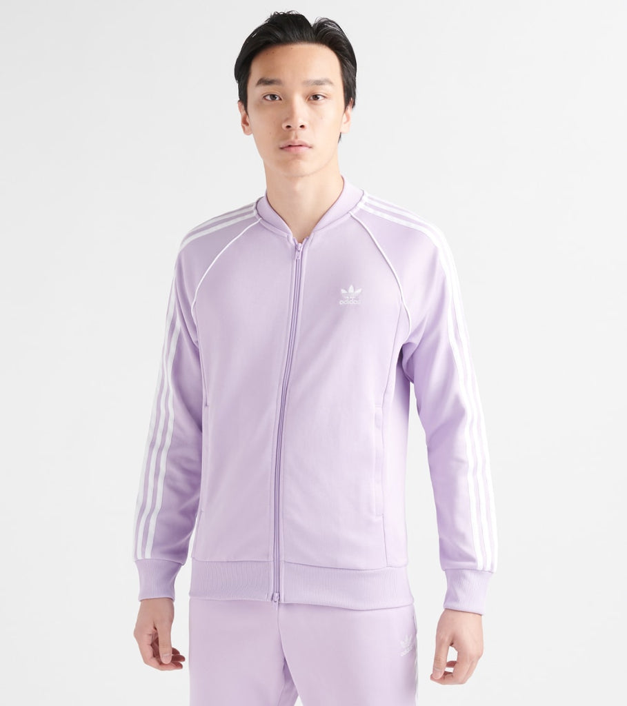 Adidas Dual Zip Track Jacket (Purple 