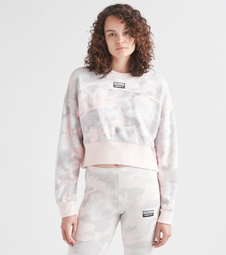 adidas pink camo sweatshirt