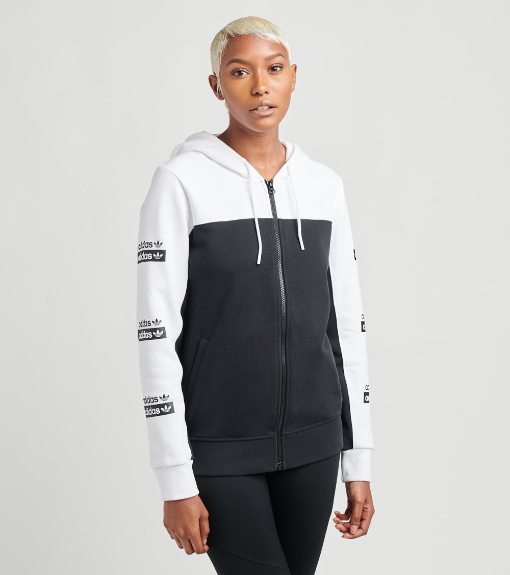 Adidas TT Hoodie in White Size Medium | Cotton | Jimmy Jazz