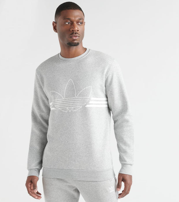 adidas outline crewneck sweatshirt