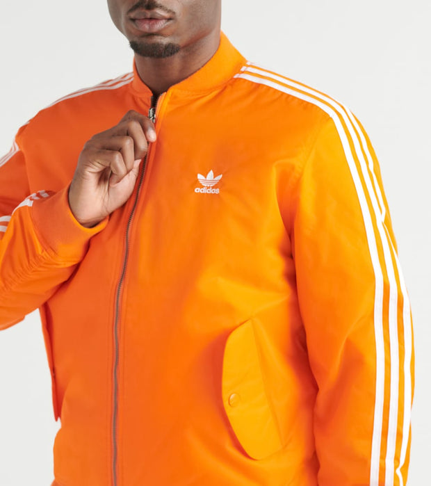 adidas orange bomber jacket