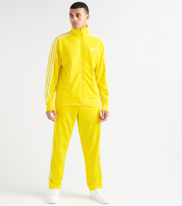 adidas firebird tracksuit yellow