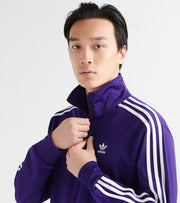 adidas firebird track jacket purple