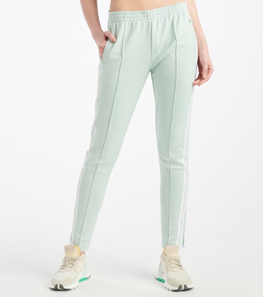 Adidas SST Track Pants in Vapour Green 