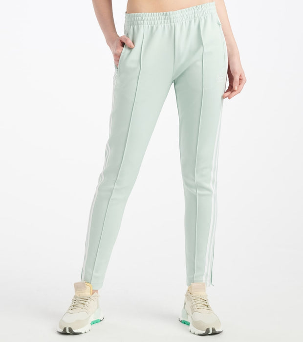 adidas sst track pants womens green