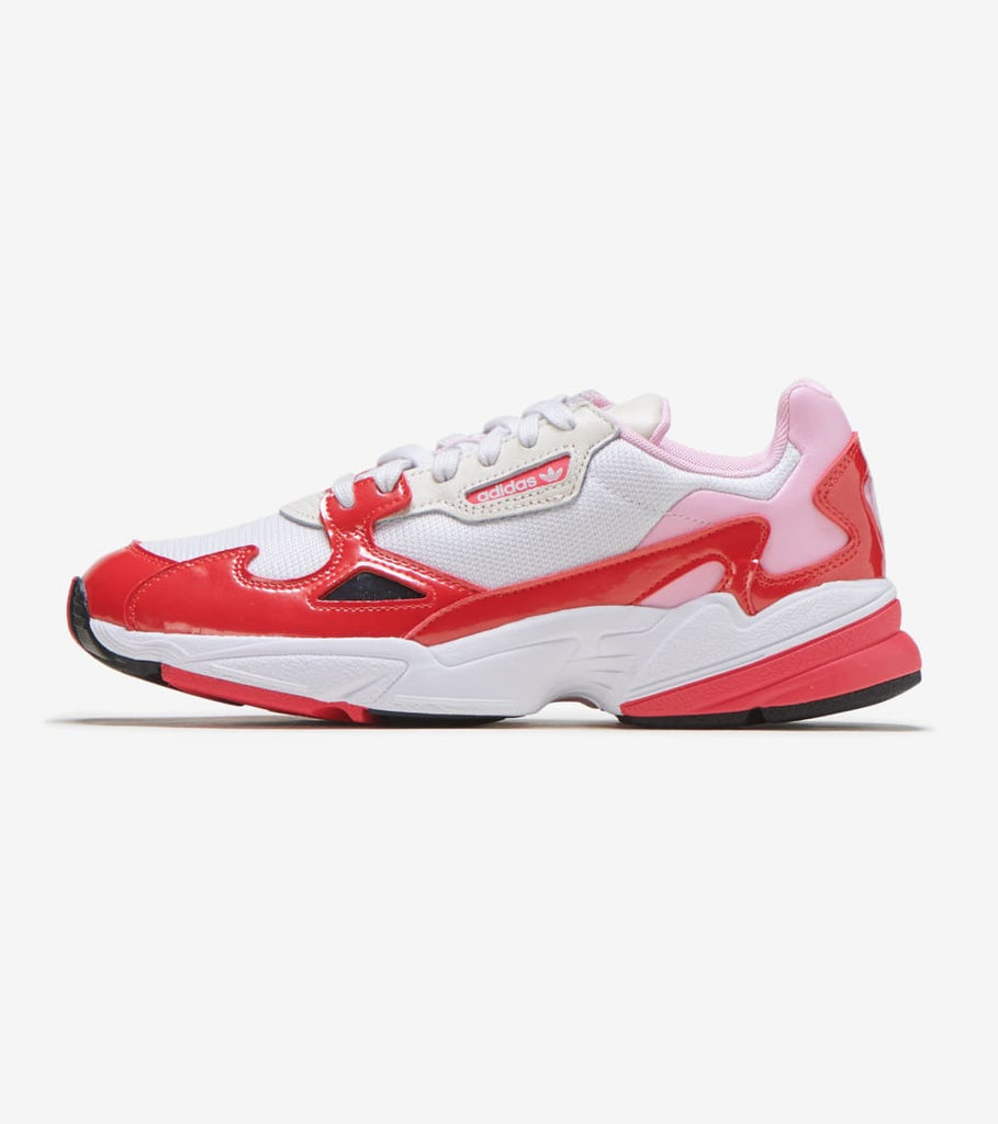 adidas falcon shoes red