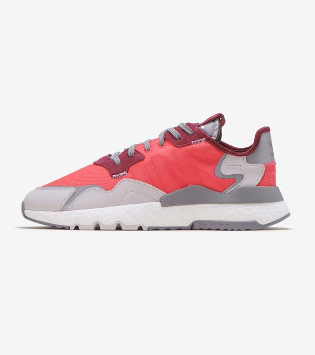 adidas nite jogger grey red