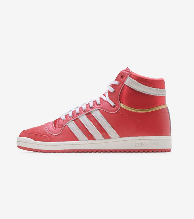 adidas top ten red and white