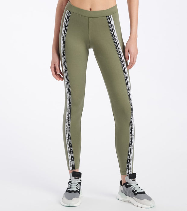 adidas side tape leggings