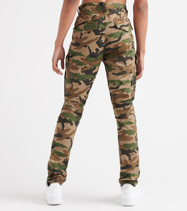 tapered camo cargo pants