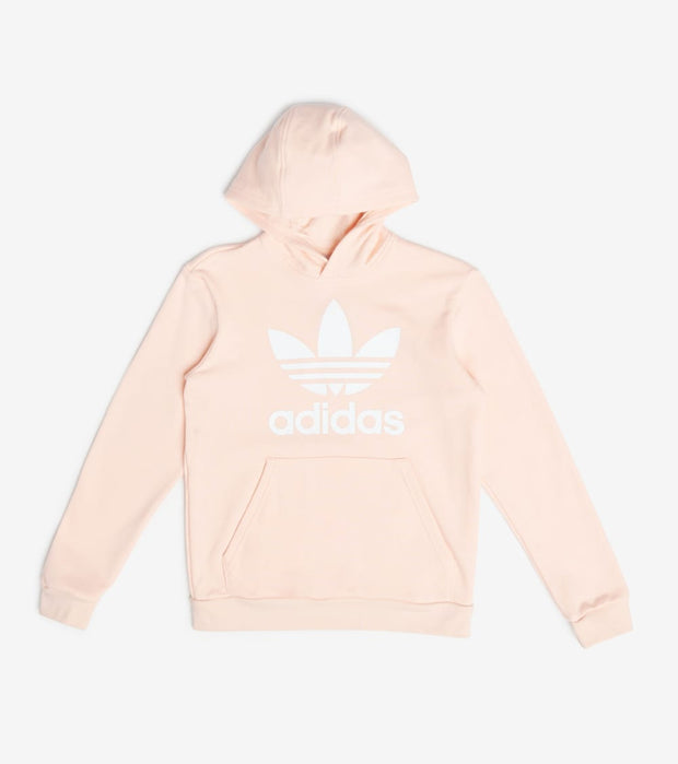 girls adidas trefoil hoodie