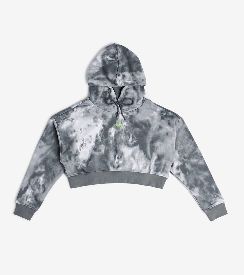 adidas tie dye cropped hoodie
