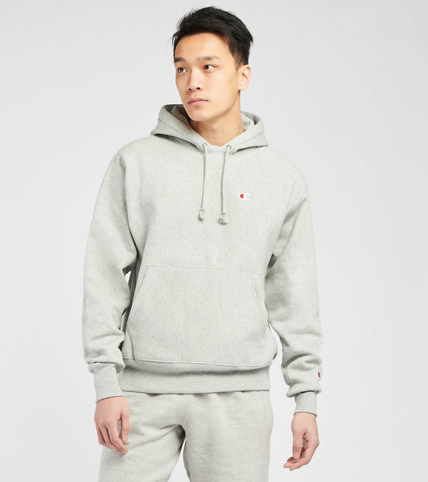 Champion Reverse Weave Hoodie (Grey 