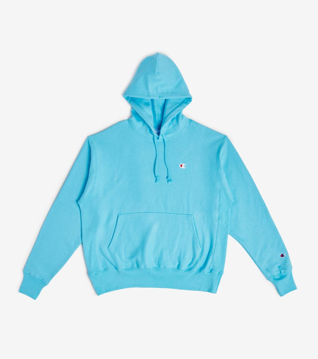 teal blue champion hoodie