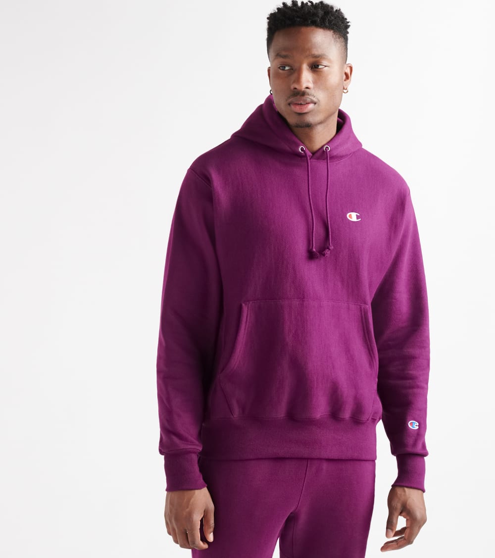 champion hoodie plum