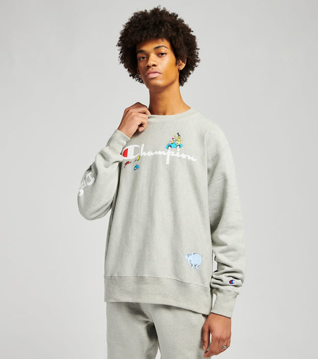 champion crewneck and sweatpants