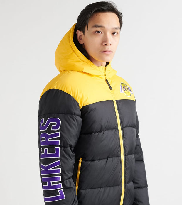 lakers puffer jacket