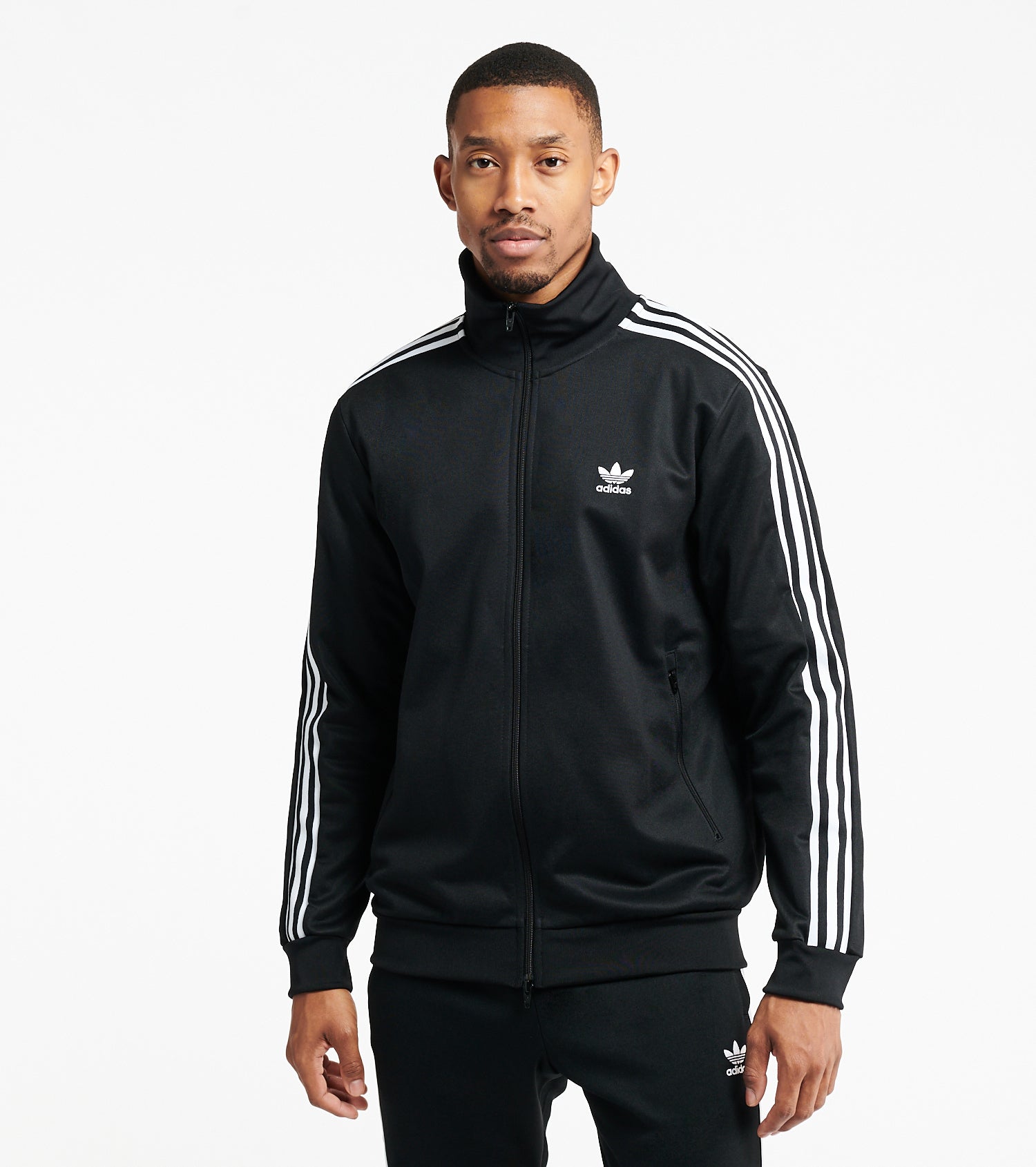 Adidas Beckenbauer Track Jacket (Black) - H09112 | Jimmy Jazz