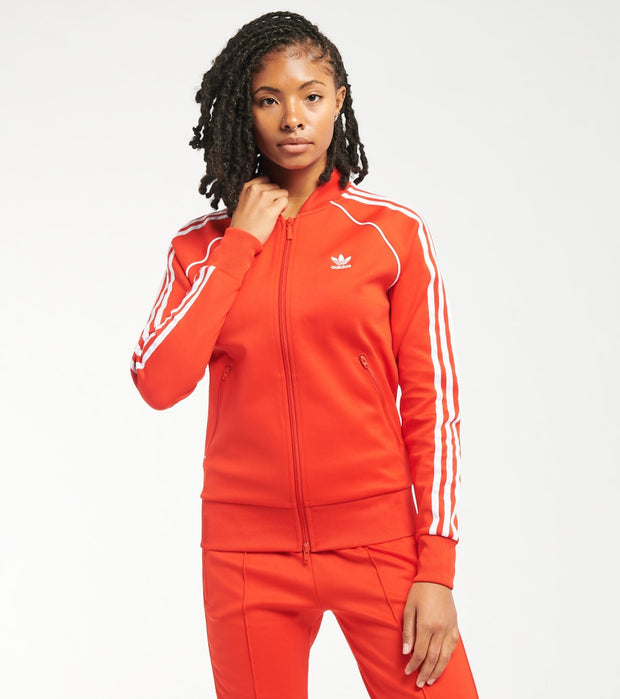 EdifactoryShops - Adidas Superstar Track Jacket (Red) - - 625 | de chamarras adidas jersey size boys