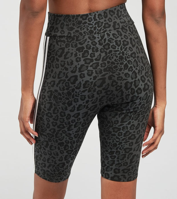 leopard adidas biker shorts