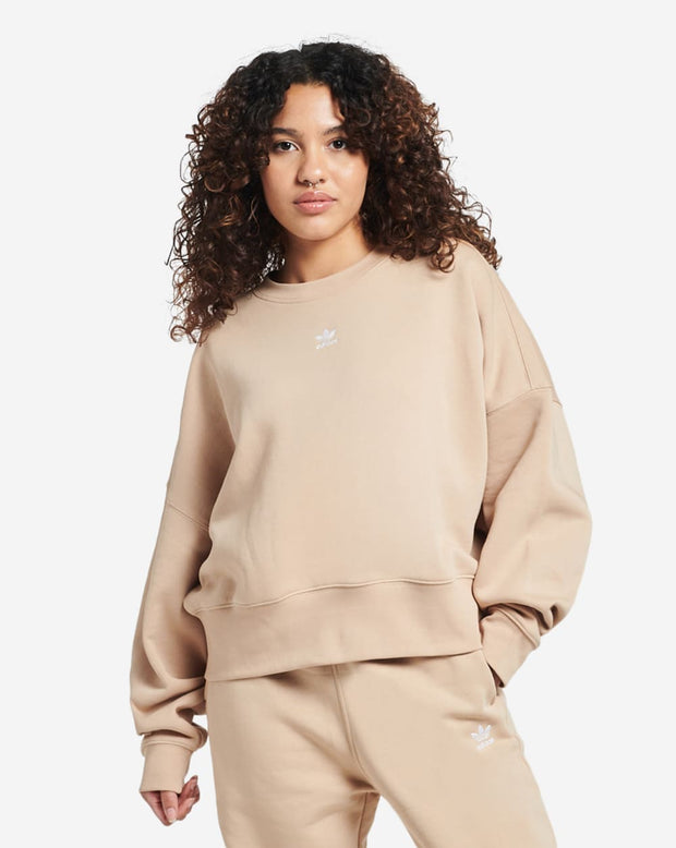 Adidas Adicolor Essentials Fleece Sweatshirt (Beige) - HJ7868 | Jimmy Jazz